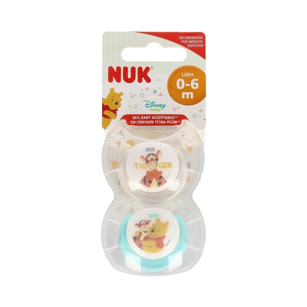 Nuk chupete Disney anatómico tetina látex talla 1 2uds