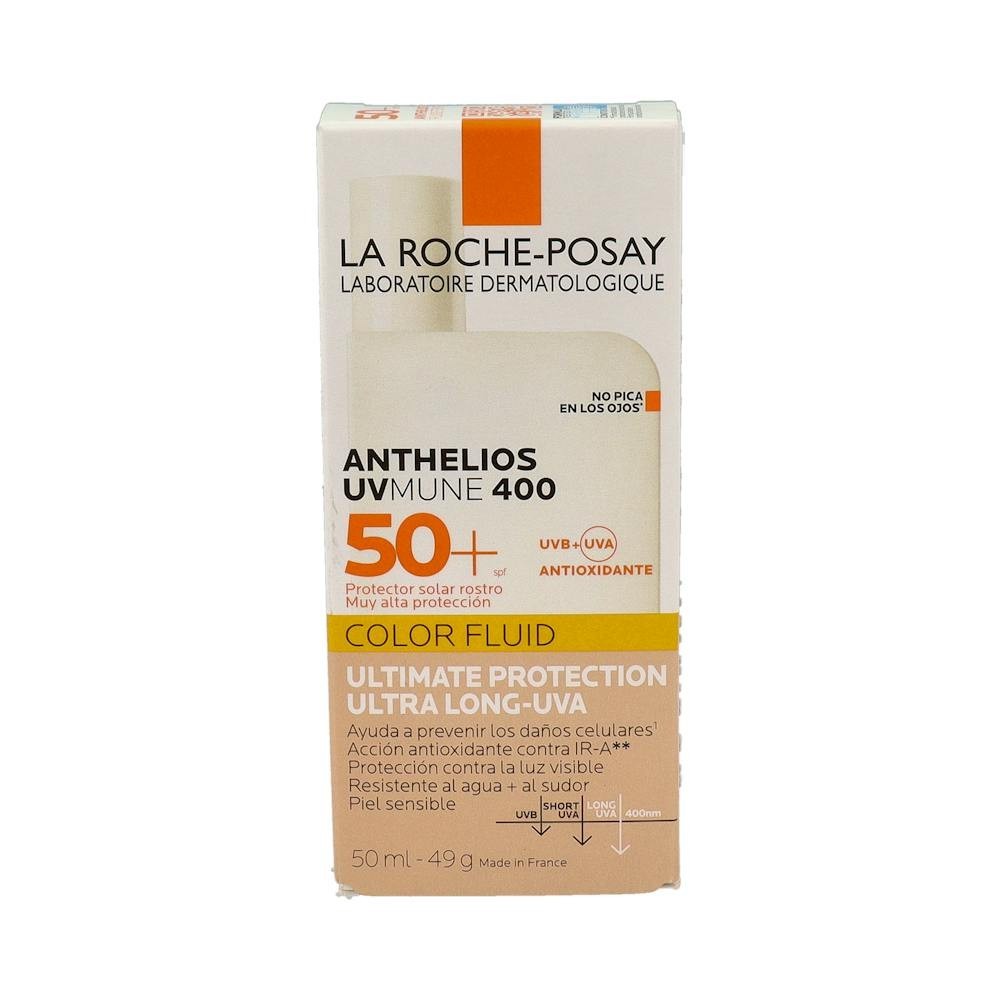 La Roche-Posay Anthelios UVMUNE 400 Fluido Invisible SPF50+ con Color 50ml