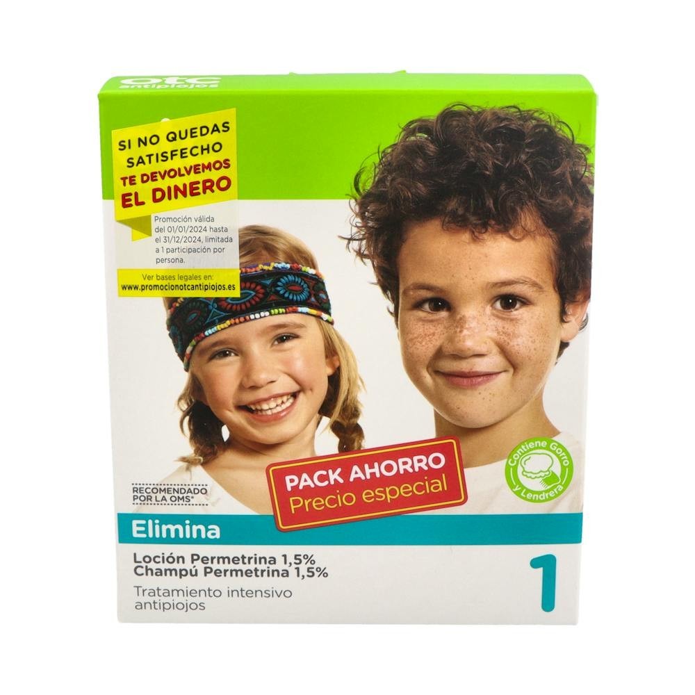 OTC antipiojos Tratamiento Intensivo Loción 100ml + 125ml