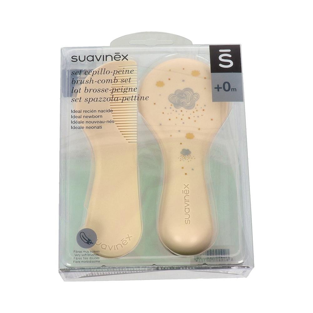 Suavinex Pack Cepillo + Peine Infantil Hygge Blanco