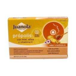 Juanola Própolis Miel Altea y Vitamina C 24uds
