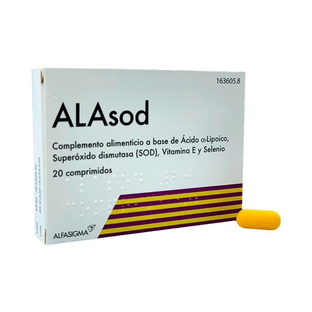 ALAsod 20 comprimidos