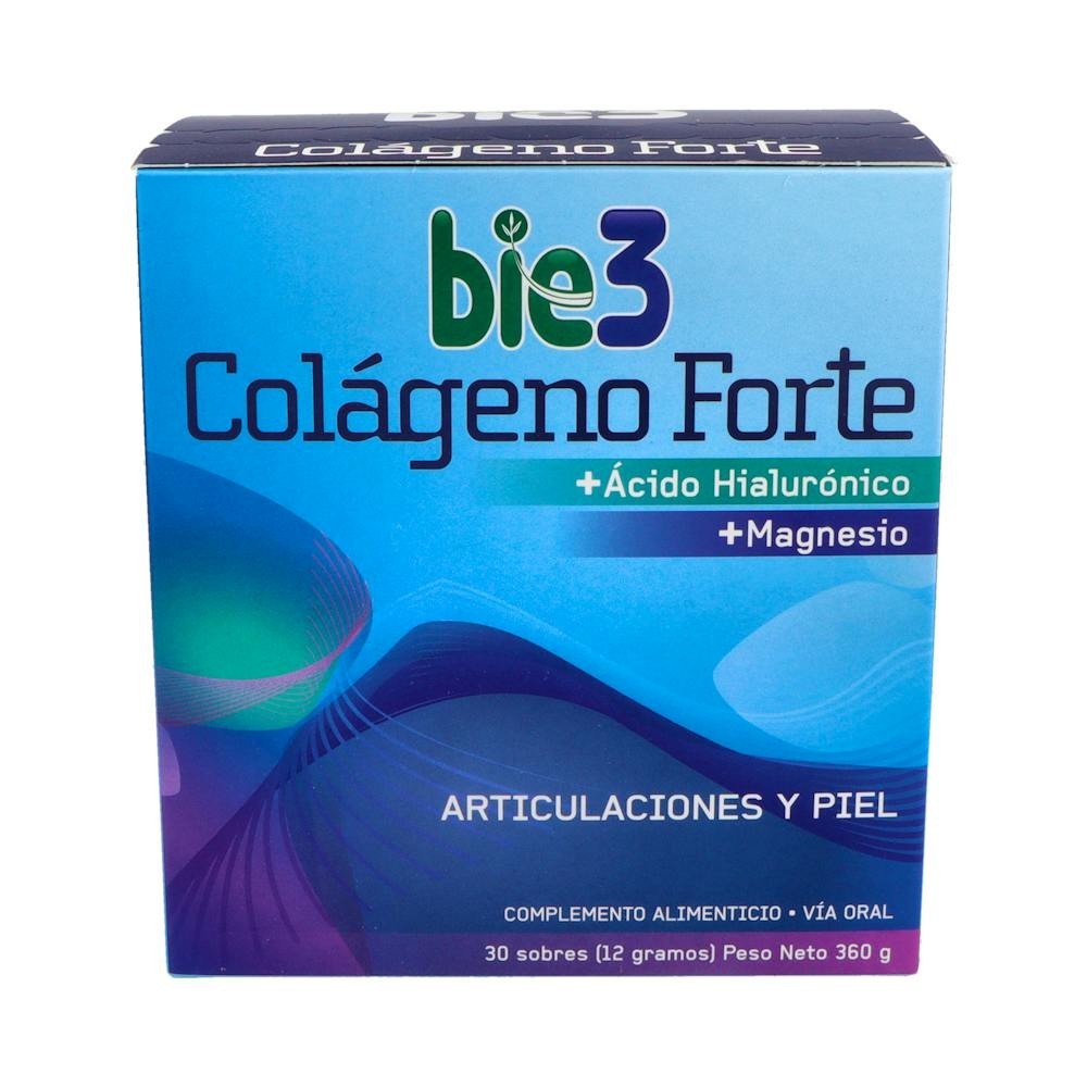 Bio3 Colágeno Forte Articulaciones y Piel 30 Sobres