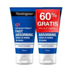 Neutrogena Crema de Manos Absorción Express 2x75ml