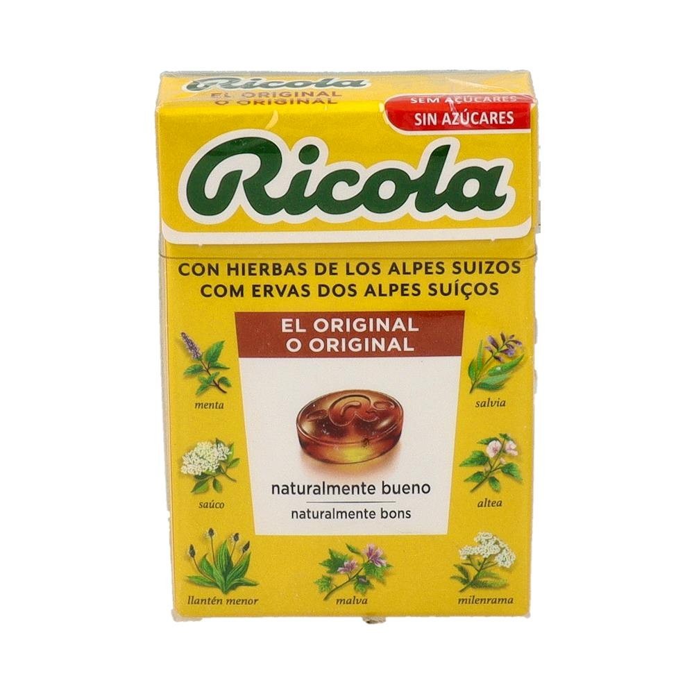 Ricola hierbas suizas caramelos sin azúcar 50g