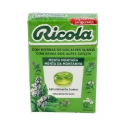 Ricola menta montaña caramelos sin azúcar 50g