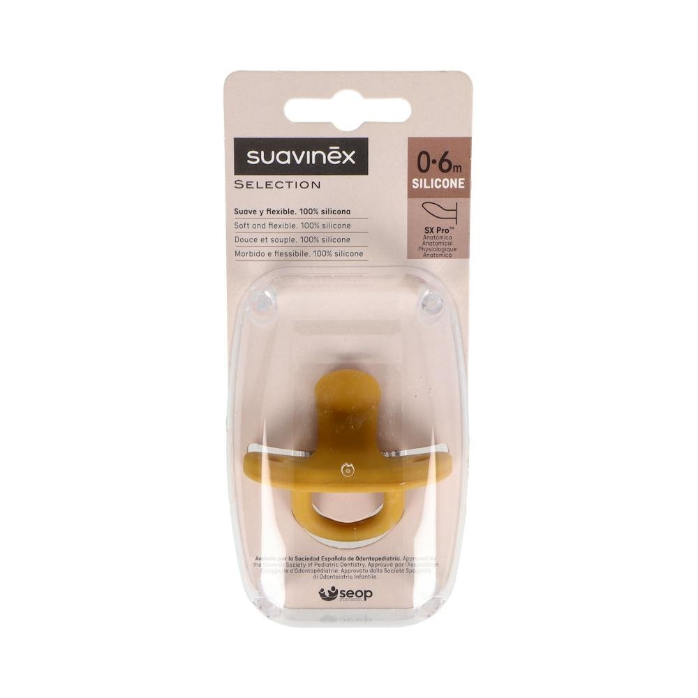 Suavinex Chupete Anatómico Todo Silicona 0-6m 1ud