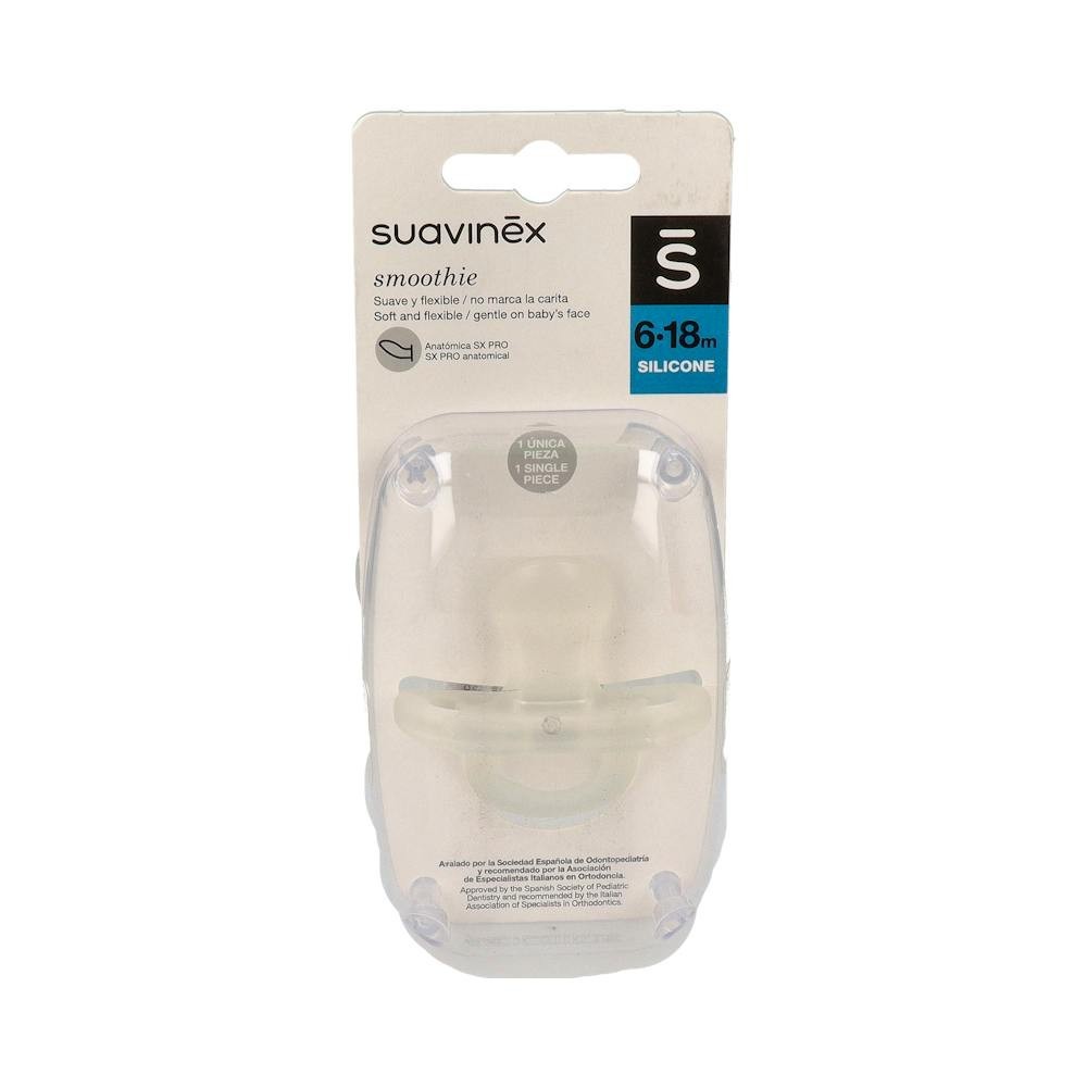 Suavinex Chupete Smoothie Anatómico Todo Silicona 6-18m 1ud