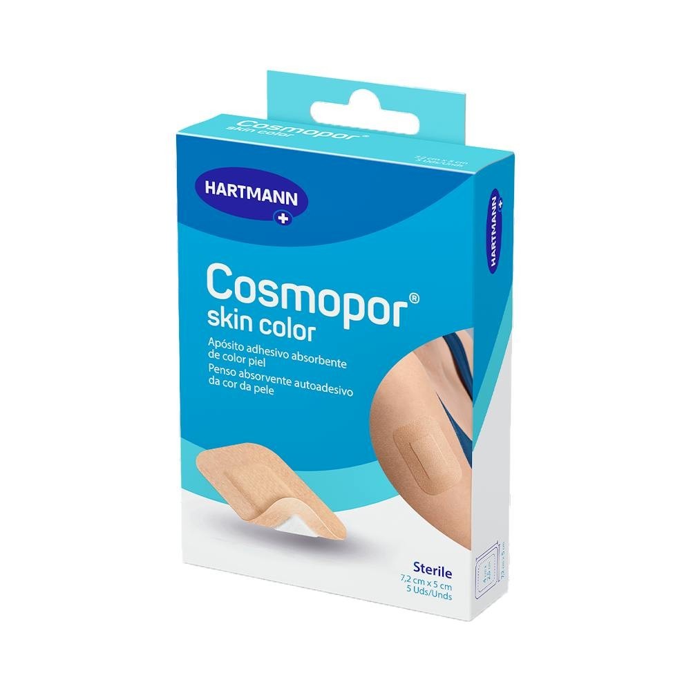 Cosmopor Skin Apósito Esteril Color Beige 7,2x5cm 5uds