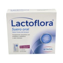 Lactoflora Suero Oral Sabor Frutas del Bosque 6 sobres