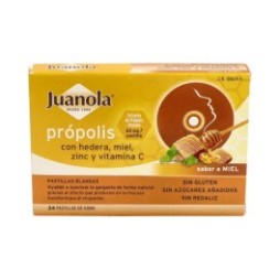 Juanola Propolis Con Hedera Sabor Miel 24 Unidades