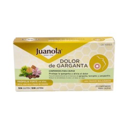 Juanola Dolor de Garganta Própolis Forte Sabor Suave Balsámico 20caps
