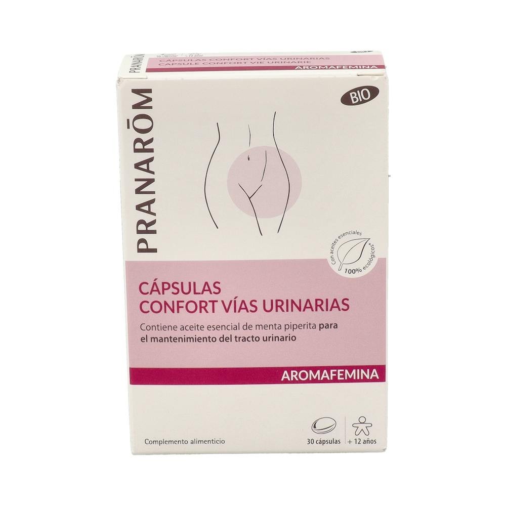 Pranarôm Aromafemina Cápsulas Confort Vías Urinarias BIO 30caps