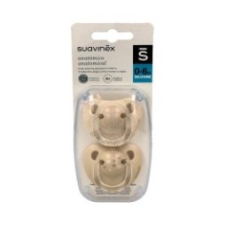 Suavinex Chupete Anatómico Silicona 0-6m 2 uds