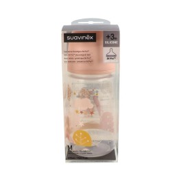 Suavinex Biberón Prints Fisiológico Sx Pro Silicona Medio +0M 270ml 1ud