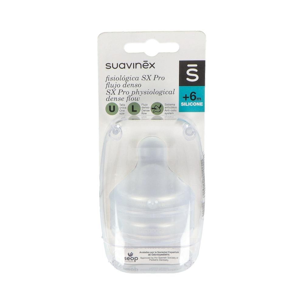 Suavinex Fisiológica SX Pro Flujo Denso +6m 2uds