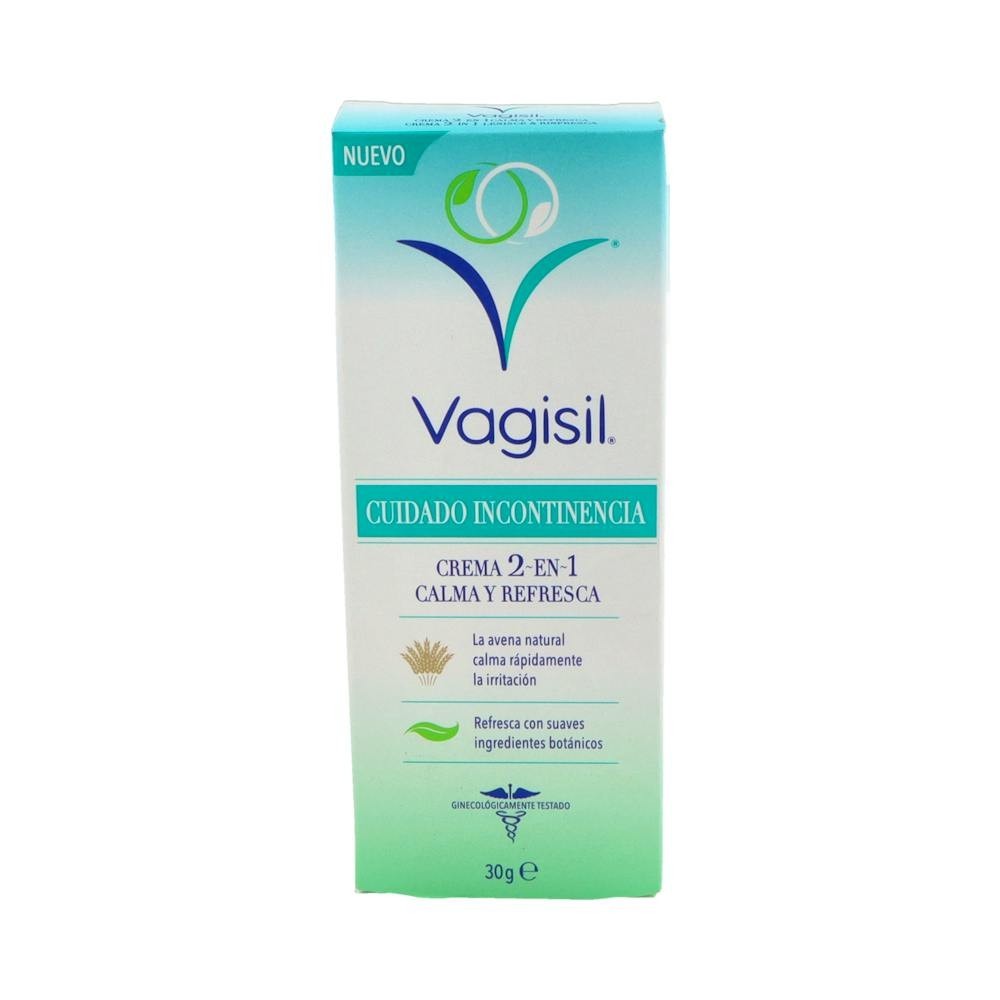Vagisil Cuidado Incontinencia Crema 2 en 1 Calma y Refresca 30g
