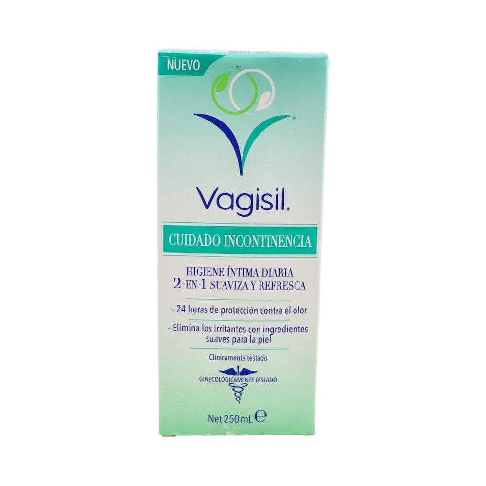 Vagisil Cuidado Incontinencia Higiene Íntima 2 en 1 Suaviza y Refresca 250ml