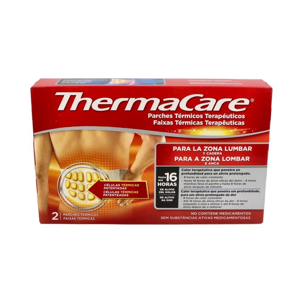 Thermacare Zona Lumbar Y Cadera Parches Termicos 2uds
