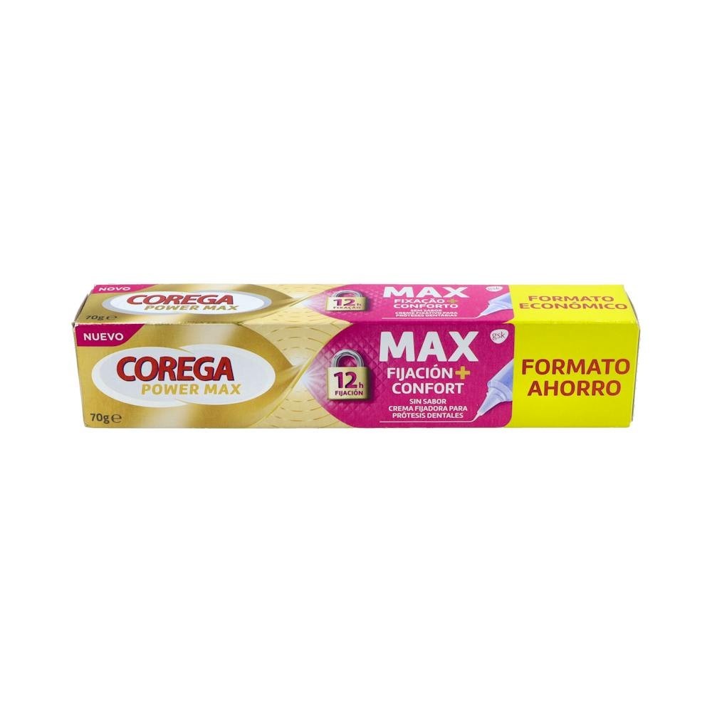 Corega Max Fijación + Confort 70g