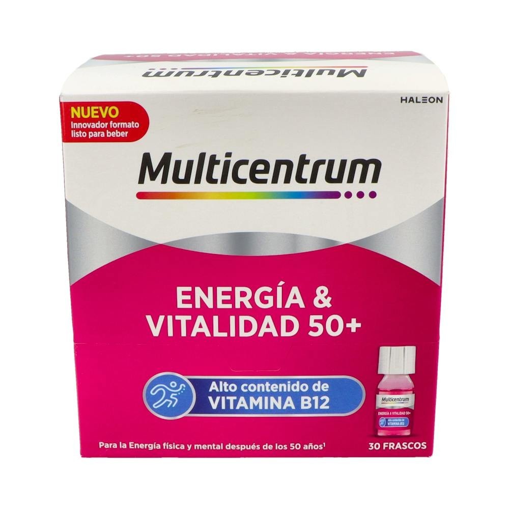 Multicentrum Energía y Vitalidad 50+ Frambuesa 30x7ml