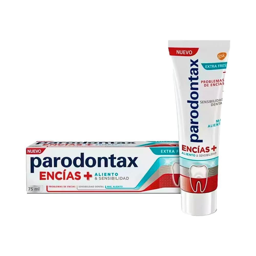 Parodontax Encías + Aliento & Sensibilidad Blanqueante 75ml