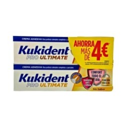 Kukident Pro Ultimate Sin Sabor 2x40g