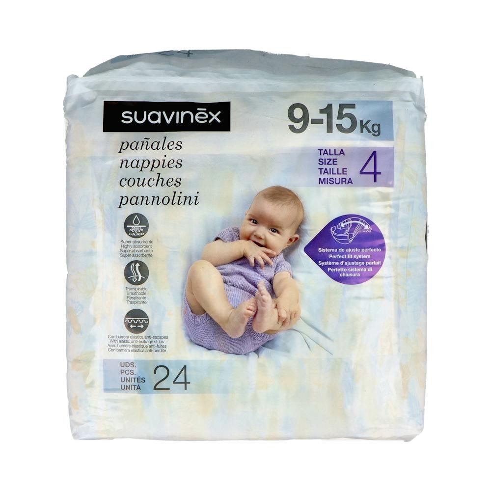 Suavinex Pañales T-4 9-15kg 24uds