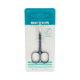 Beter tijera manicura pieles cromada curva profesional