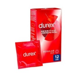 Durex Sensitivo Contacto Total Preservativos 12uds