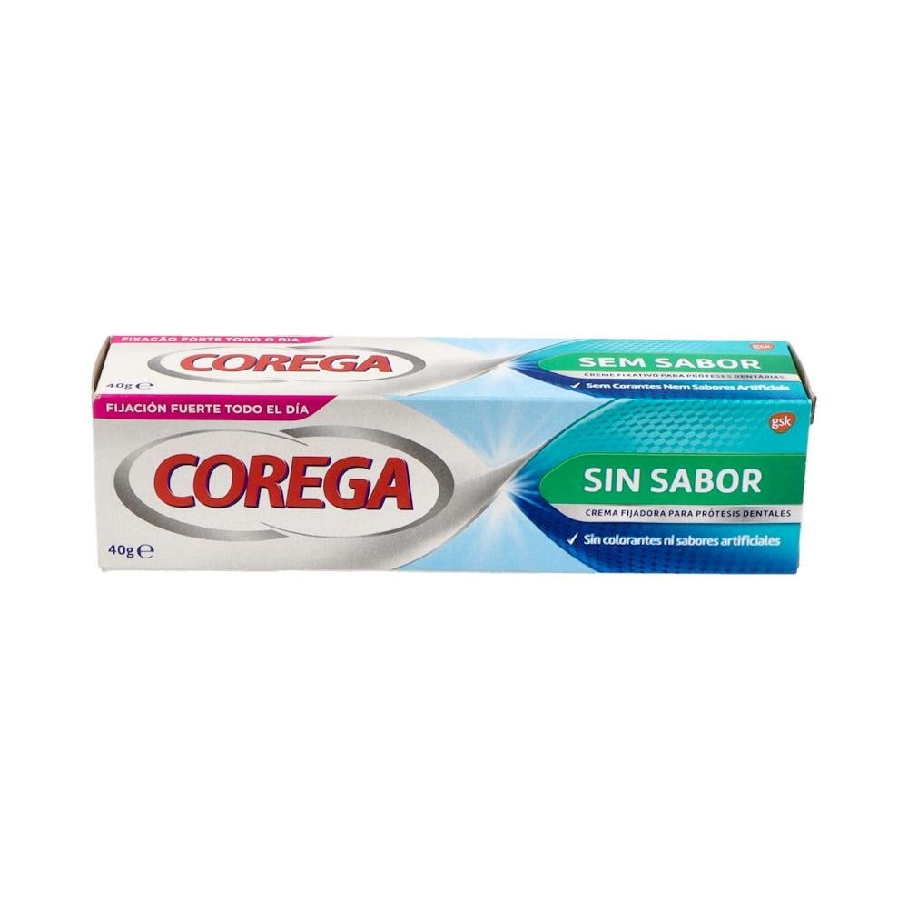 Corega Sin Sabor Crema Fijadora 40g