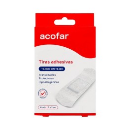 Acofar apósito adhesivo hipoalergénico tejido 16uds