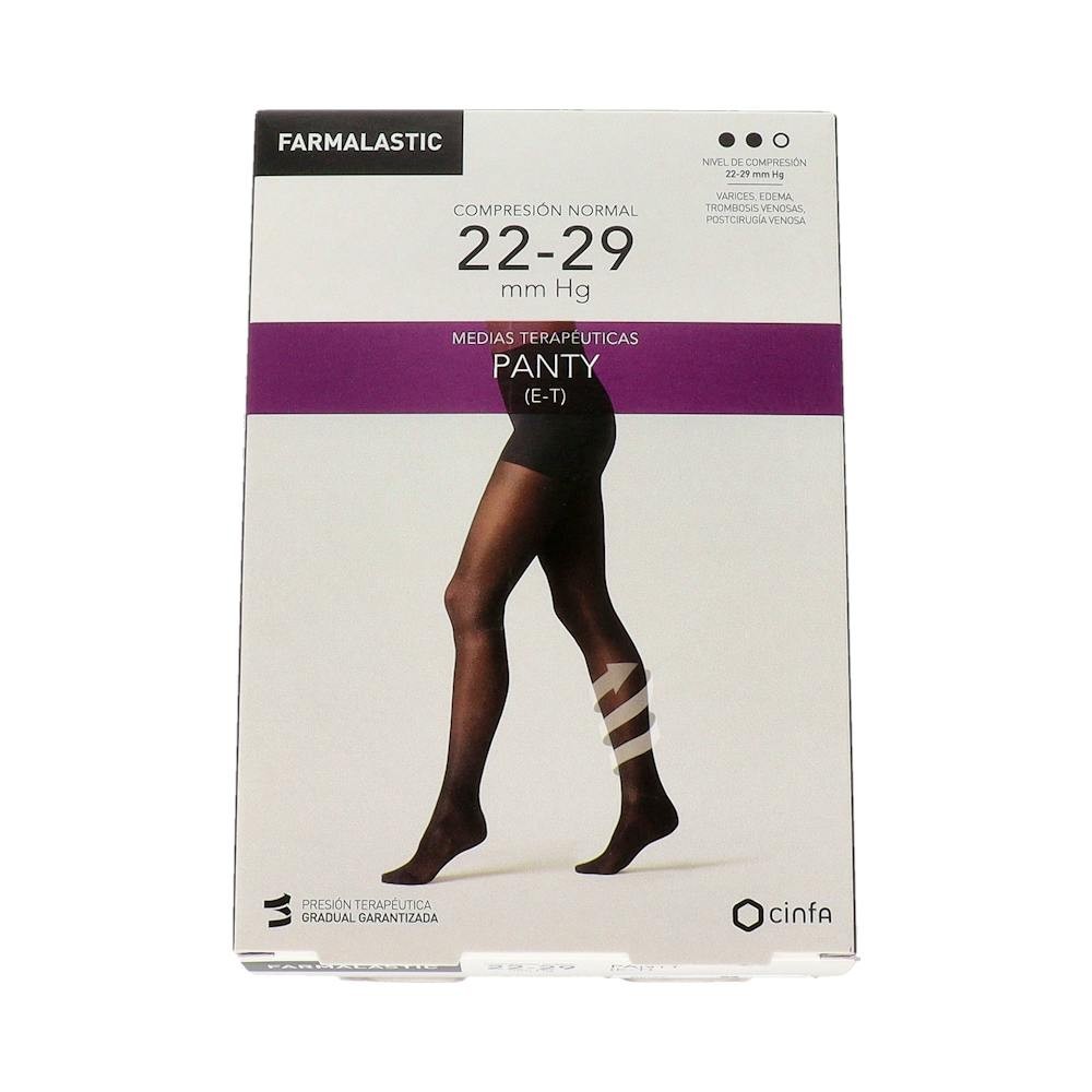 Farmalastic Panty-Media hasta la cintura (E-T) compresión normal T-mediana beige