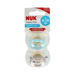 Nuk chupete anatómico tetina látex talla 2 2uds