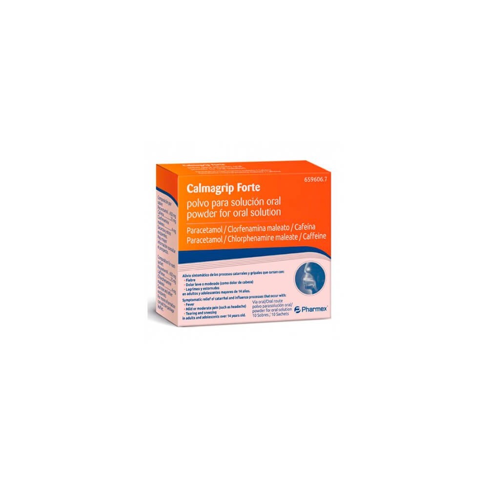 CALMAGRIP FORTE POLVO PARA SOLUCION ORAL, 10 SOBRES