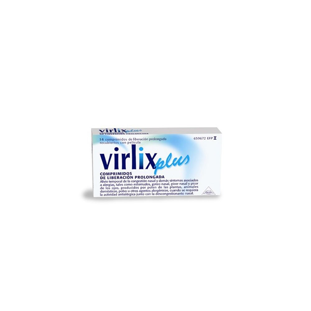 VIRLIX PLUS 5/120 MG 14 COMPRIMIDOS LIBERACION P