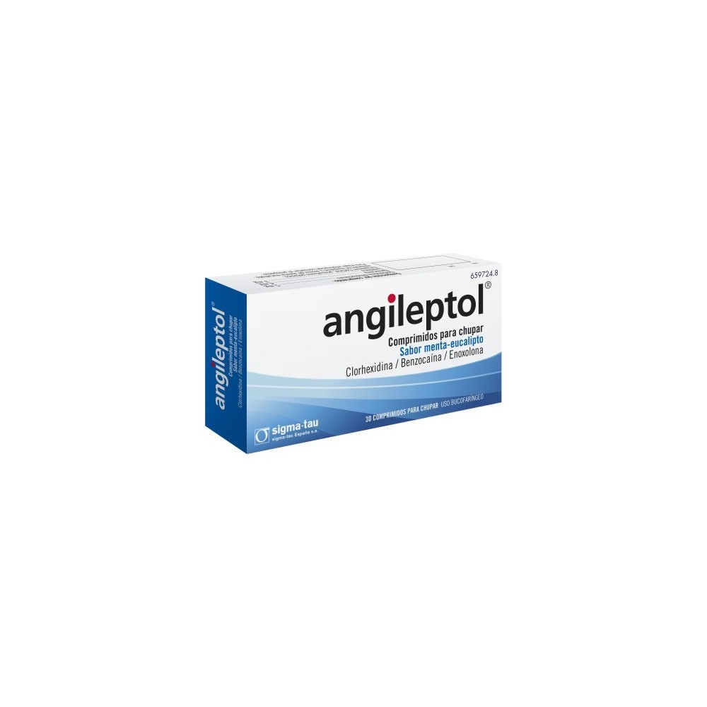 ANGILEPTOL 30 COMPRIMIDOS PARA CHUPAR MENTA-EUCA