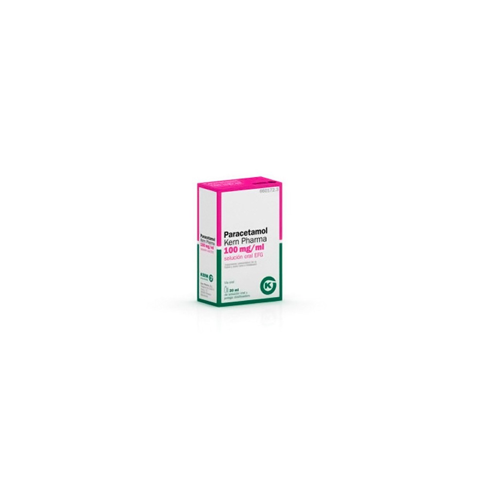 PARACETAMOL KERN PHARMA EFG 100 MG/ML SOLUCION ORAL 30 ML