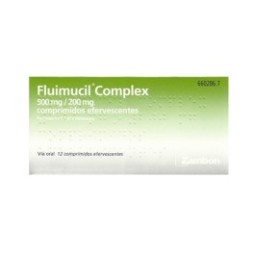 FLUIMUCIL COMPLEX 500/200 MG 12 COMPRIMIDOS EFER