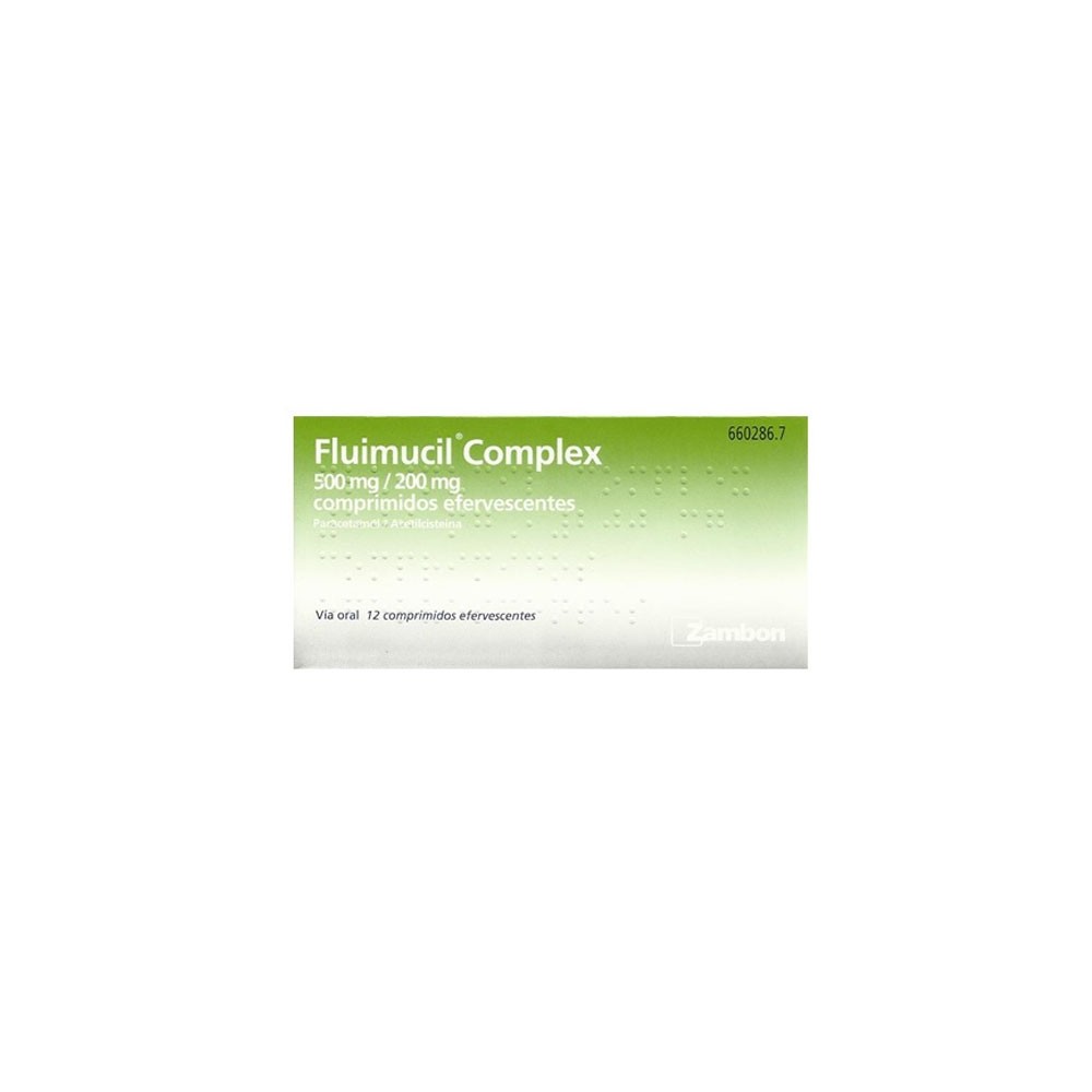 FLUIMUCIL COMPLEX 500/200 MG 12 COMPRIMIDOS EFER