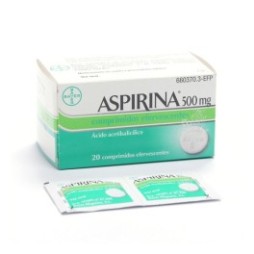 ASPIRINA 500 MG 20 COMPRIMIDOS EFERVESCENTES
