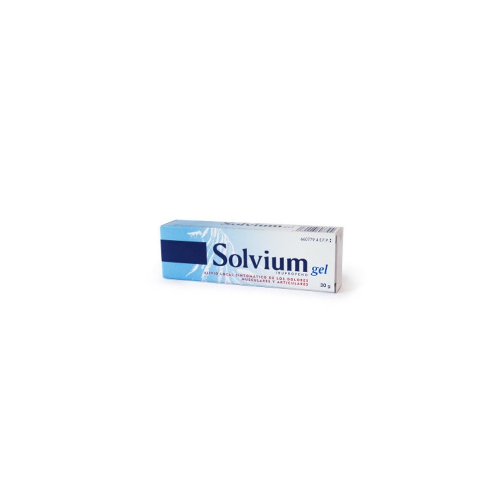 SOLVIUM 50 MG/G GEL TOPICO 30 G