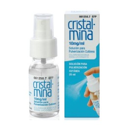 CRISTALMINA 10 MG/ML SOLUCION TOPICA PULVERIZADO