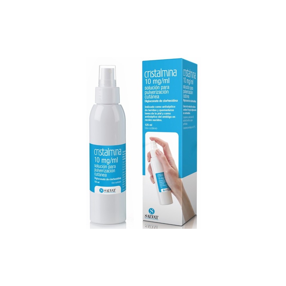 CRISTALMINA 10 MG/ML SOLUCIÓN PARA PULVERIZACION CUTANEA 125ML - (1UD)