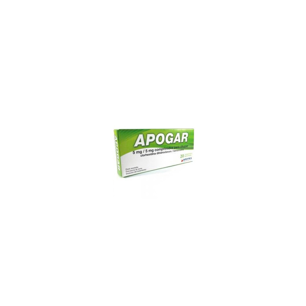 APOGAR 5/5 MG 20 COMPRIMIDOS PARA CHUPAR