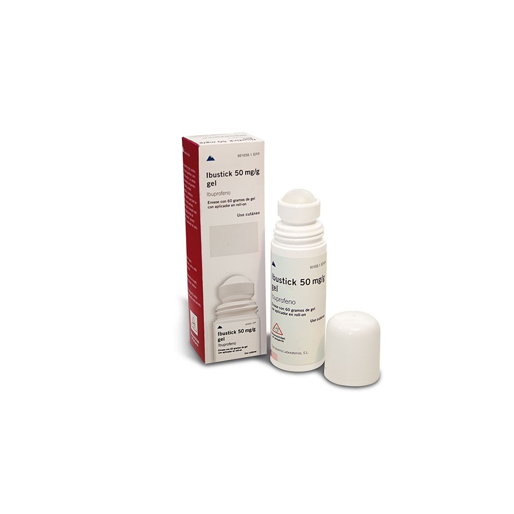 IBUSTICK 50 MG/G GEL TOPICO ROLLON 60 G