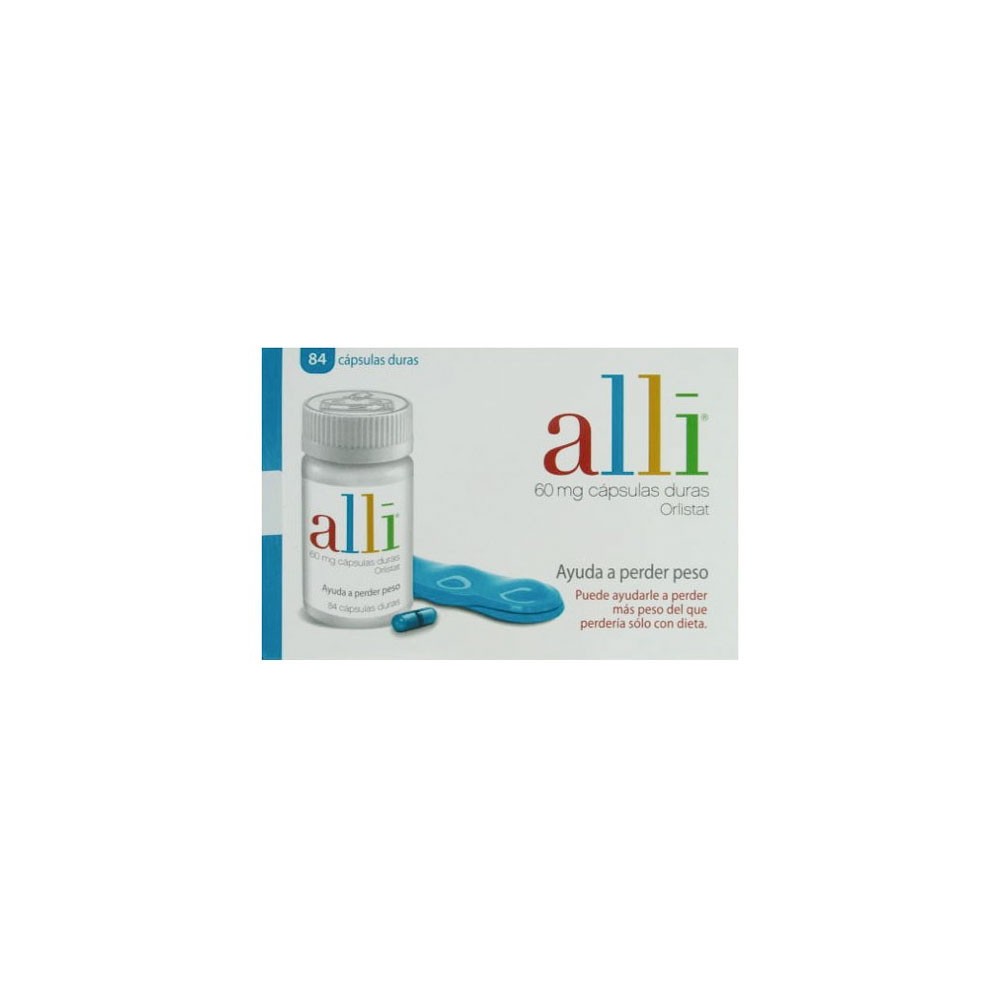 ALLI 60MG, 84 CAPSULAS DURAS