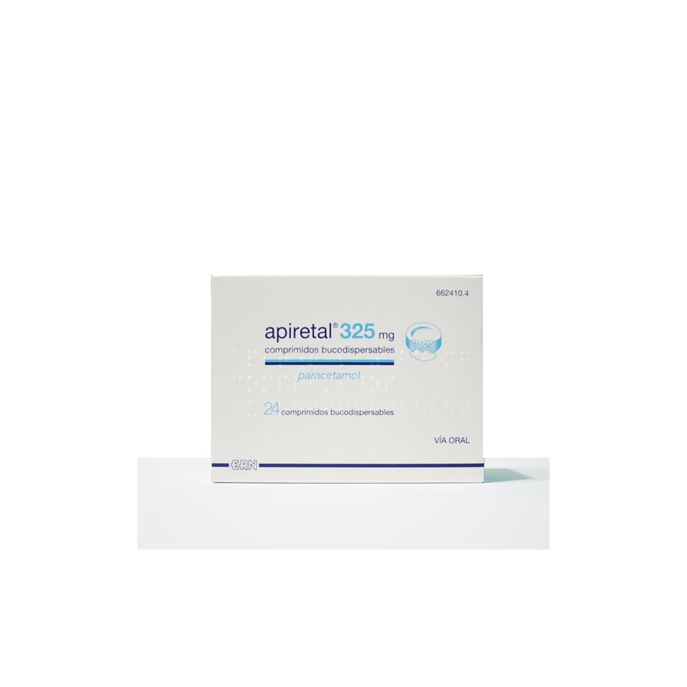 APIRETAL 325 MG 24 COMPRIMIDOS BUCODISPERSABLES