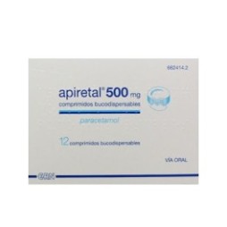 APIRETAL 500 MG 12 COMPRIMIDOS BUCODISPERSABLES