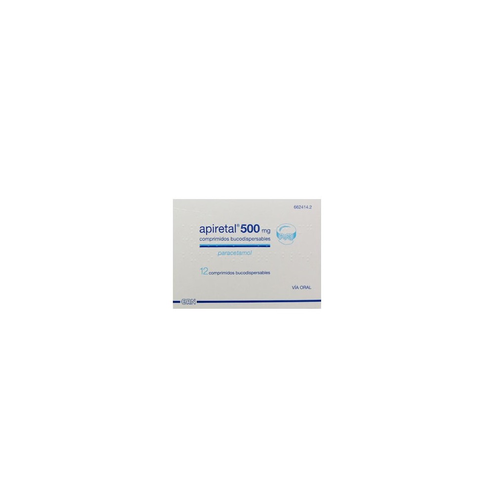 APIRETAL 500 MG 12 COMPRIMIDOS BUCODISPERSABLES